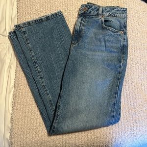 Garage flare denim jeans